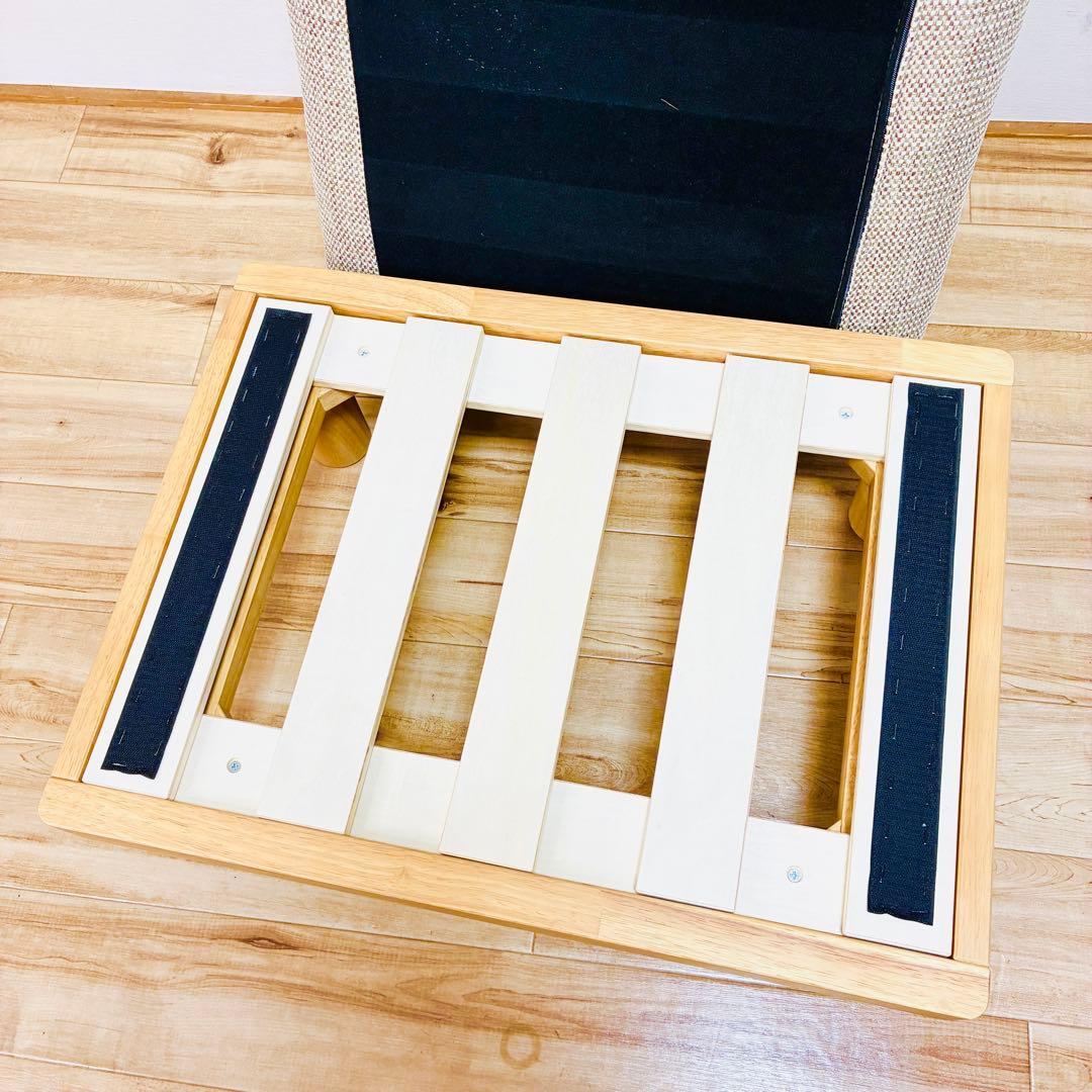 もっさん。【美品】無印良品　ゆったり座れるアームレスソファ用　オットマン