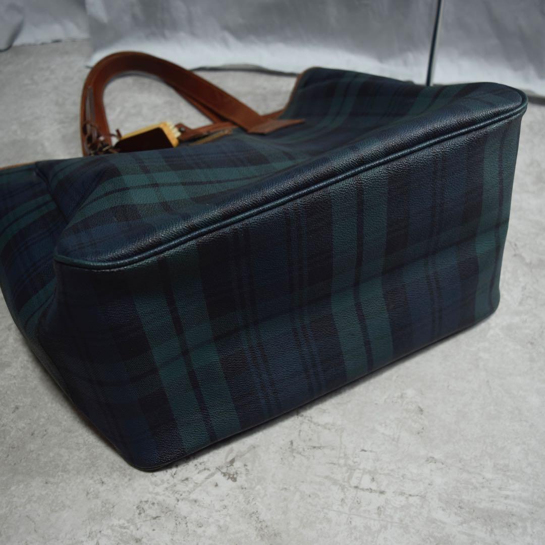 【美品】RALPH LAUREN トートバッグ PVC 大容量 A4収納可