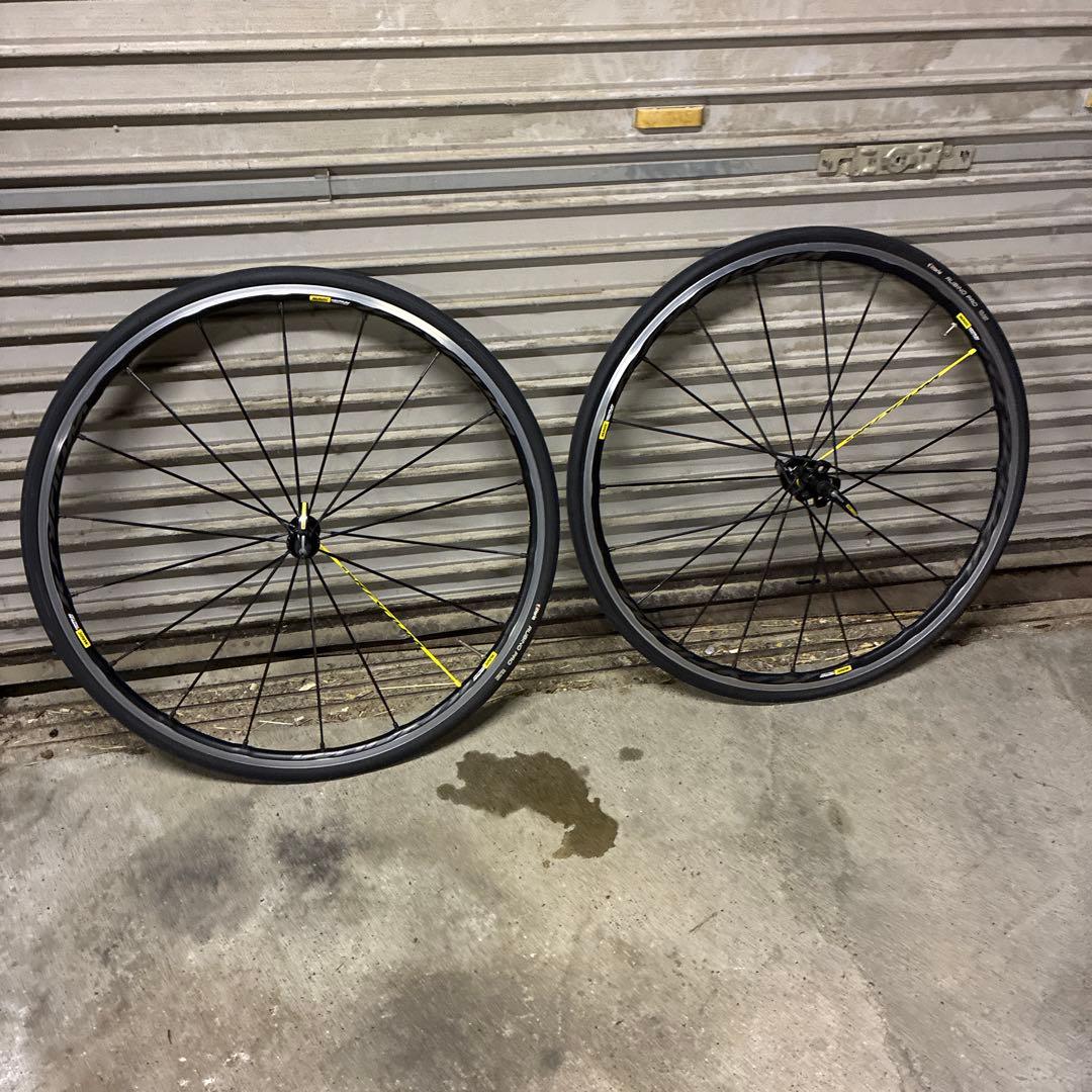 美品　マビック　キシリウムプロ　ust ロードバイク　ホイール