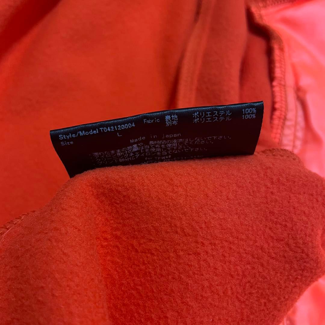 TFW49 フリースベスト　オレンジ　L ゴルフ