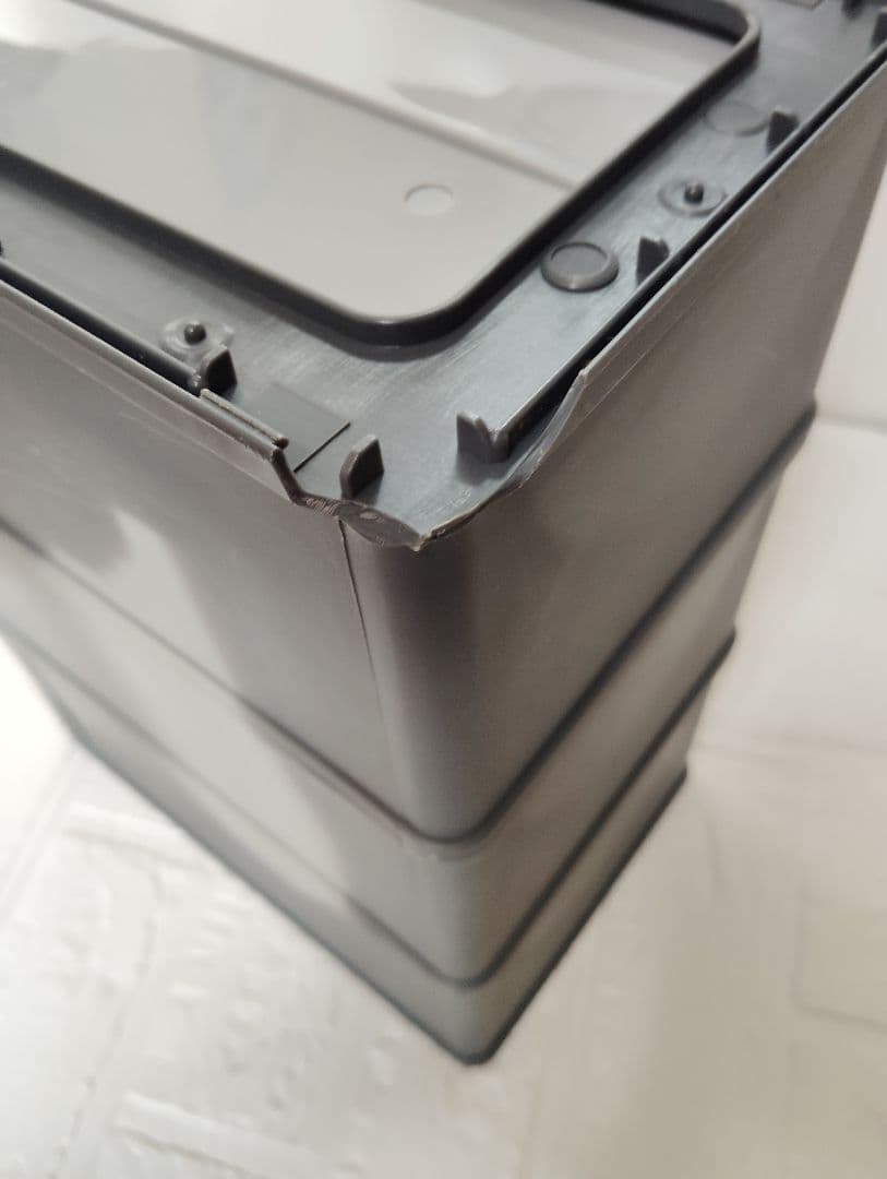 ※破損有 スーパーファミコン 3段収納ケース