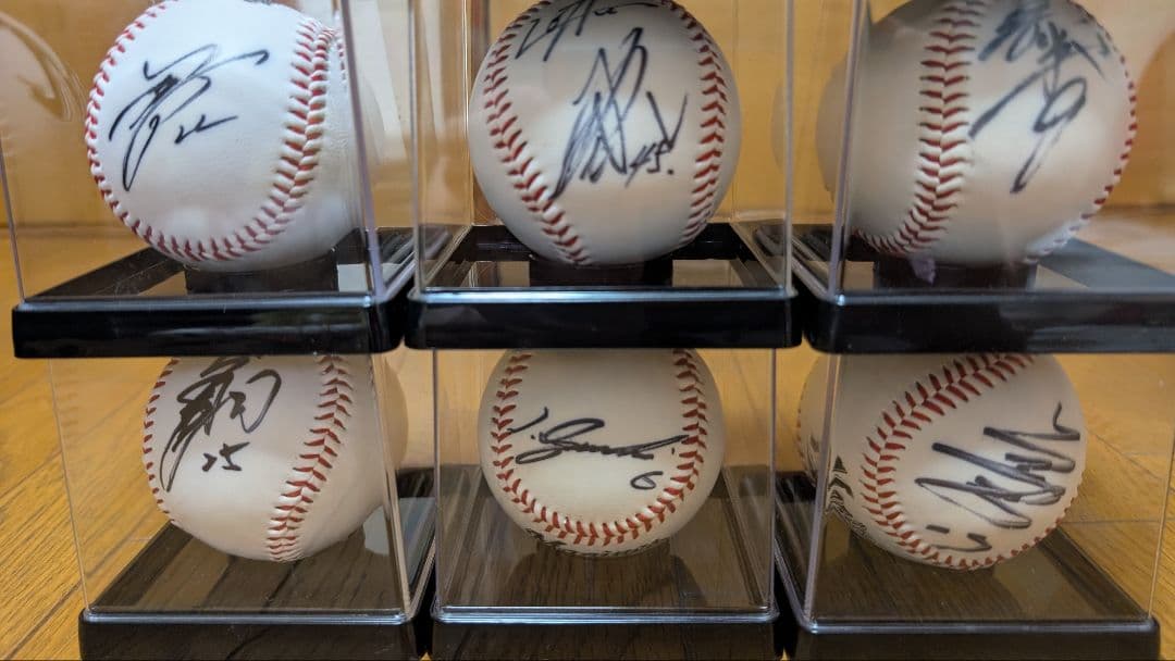 千葉ロッテマリーンズ 　直筆サインボール　62個ケース付き　＋1個（追加）