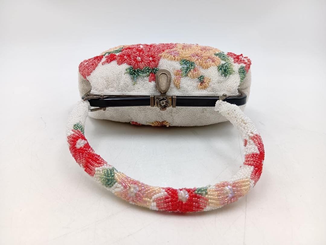 和装小物 かばん 草履23.5㎝ セット ビーズ 着物 成人式 振袖