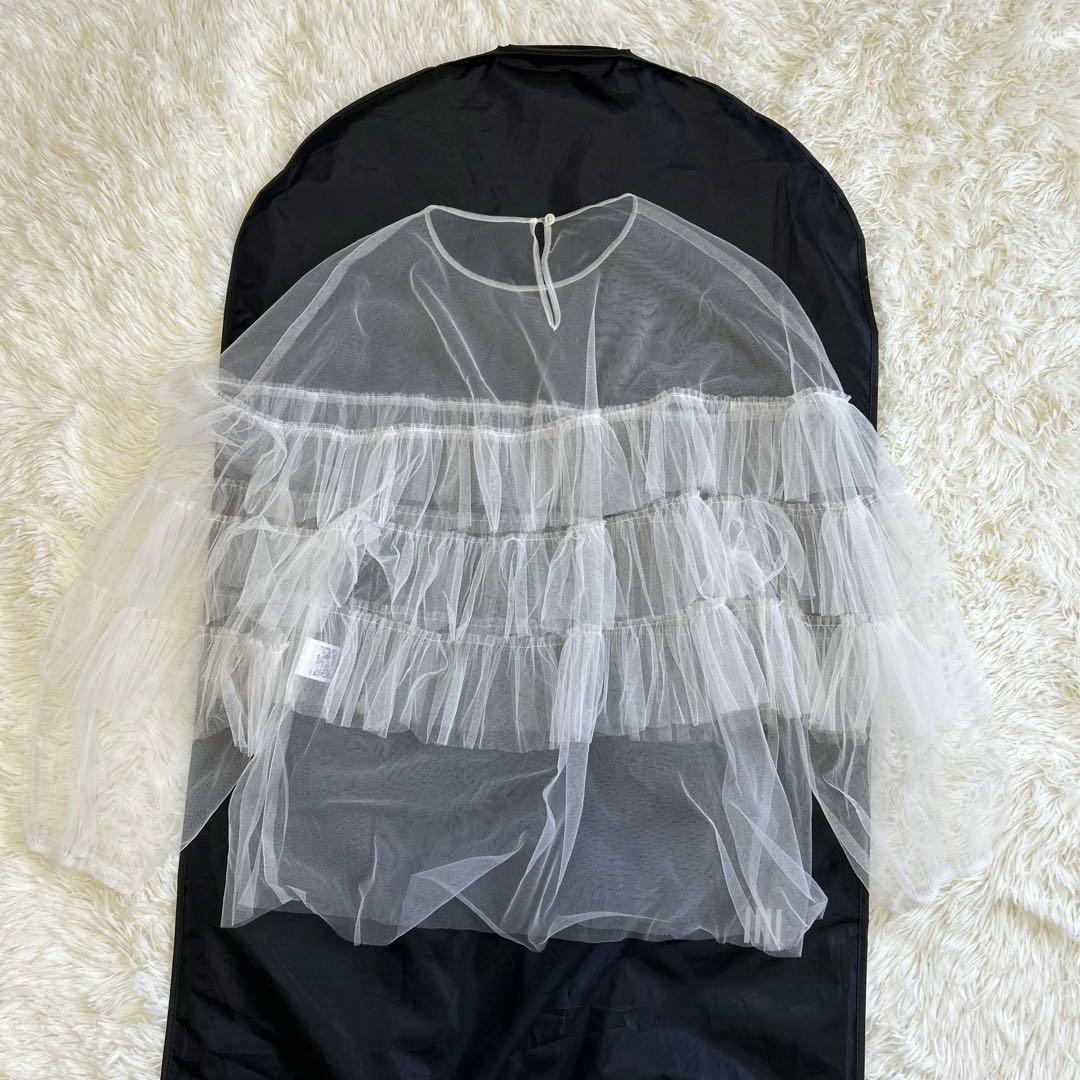 完売品✨ミュベール チュールフリルブラウス 2way 24SS 近年