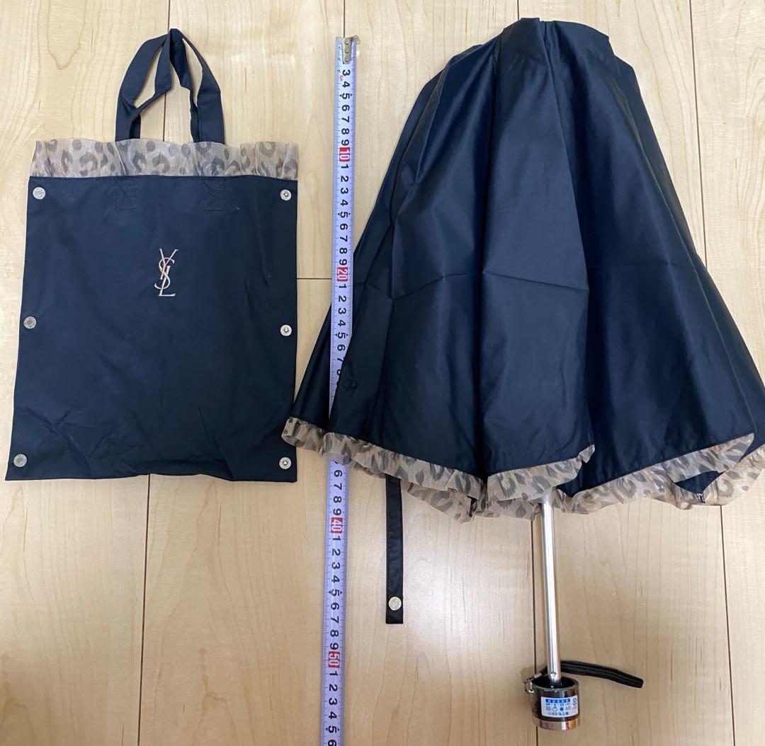 折り畳み傘　晴雨兼用　遮光 UV99％以上　遮熱　黒　80cm YSL