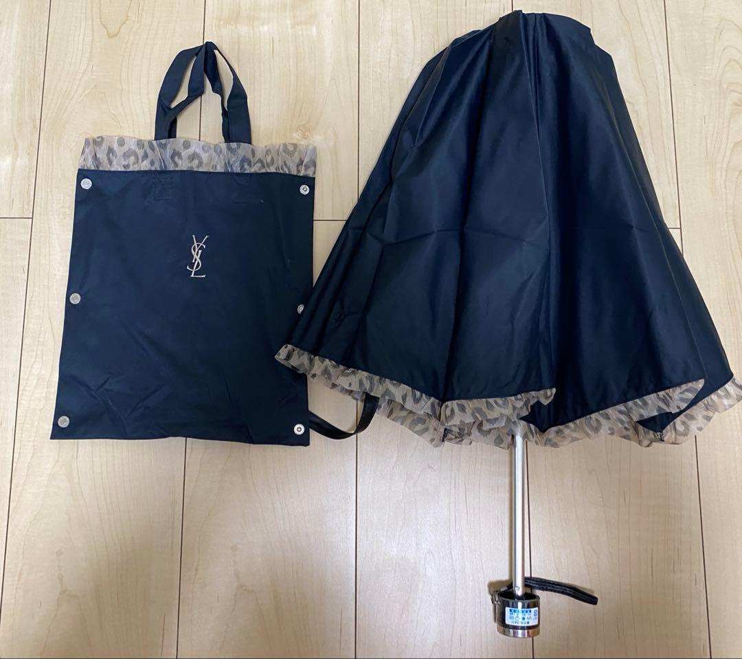 折り畳み傘　晴雨兼用　遮光 UV99％以上　遮熱　黒　80cm YSL