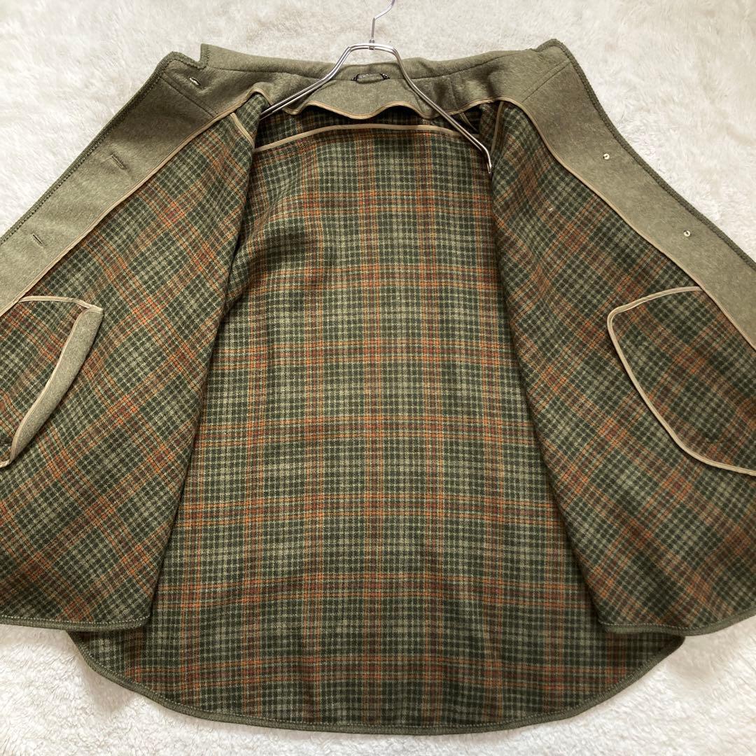 未使用級✨steinbock　ポンチョ　ローデンケープコート　ボタン