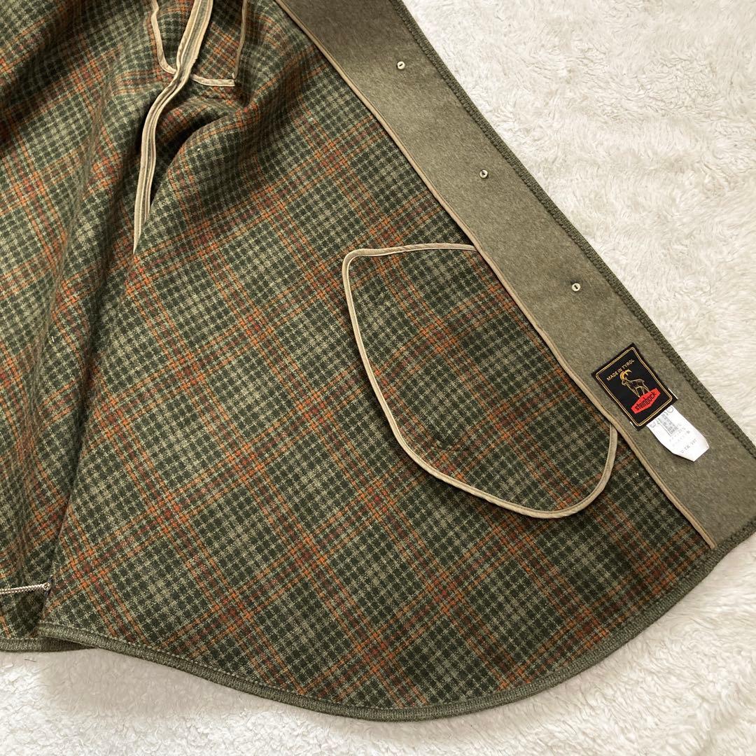 未使用級✨steinbock　ポンチョ　ローデンケープコート　ボタン