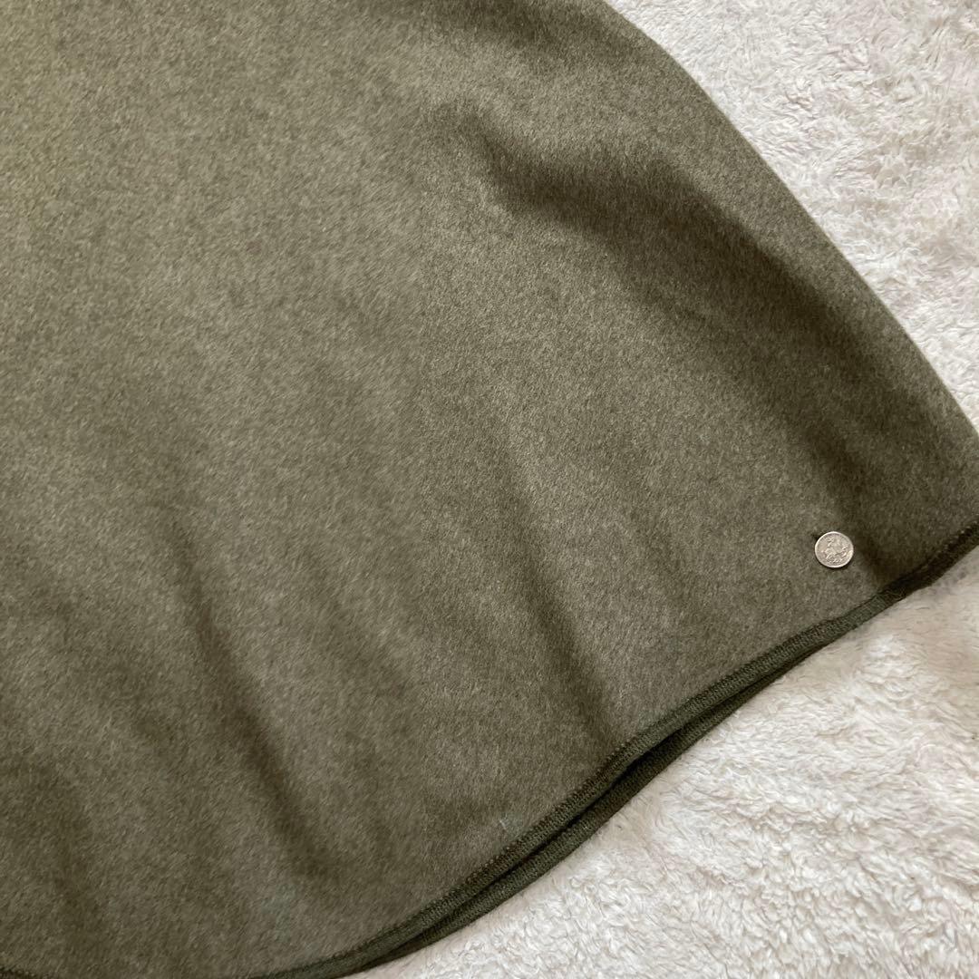 未使用級✨steinbock　ポンチョ　ローデンケープコート　ボタン