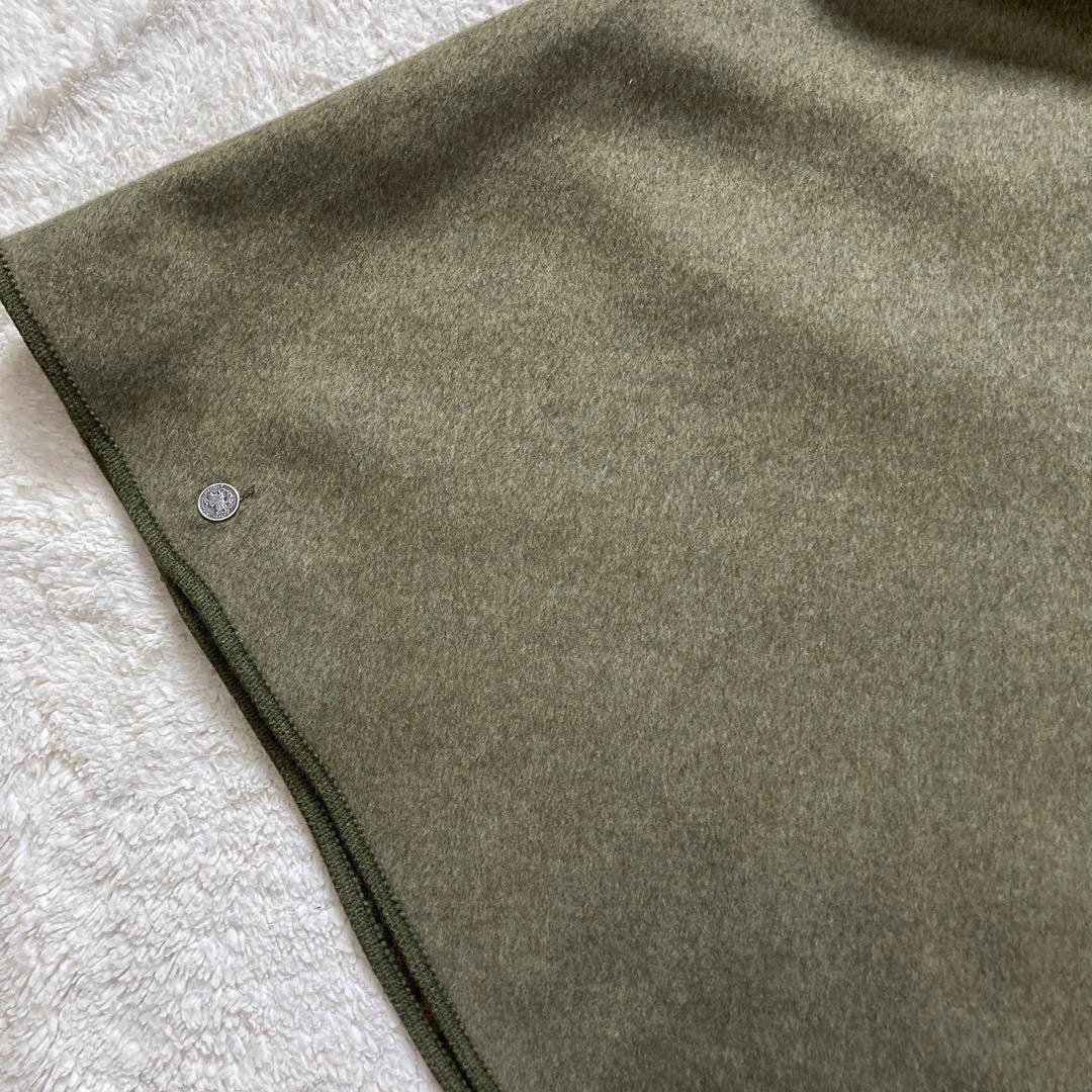 未使用級✨steinbock　ポンチョ　ローデンケープコート　ボタン
