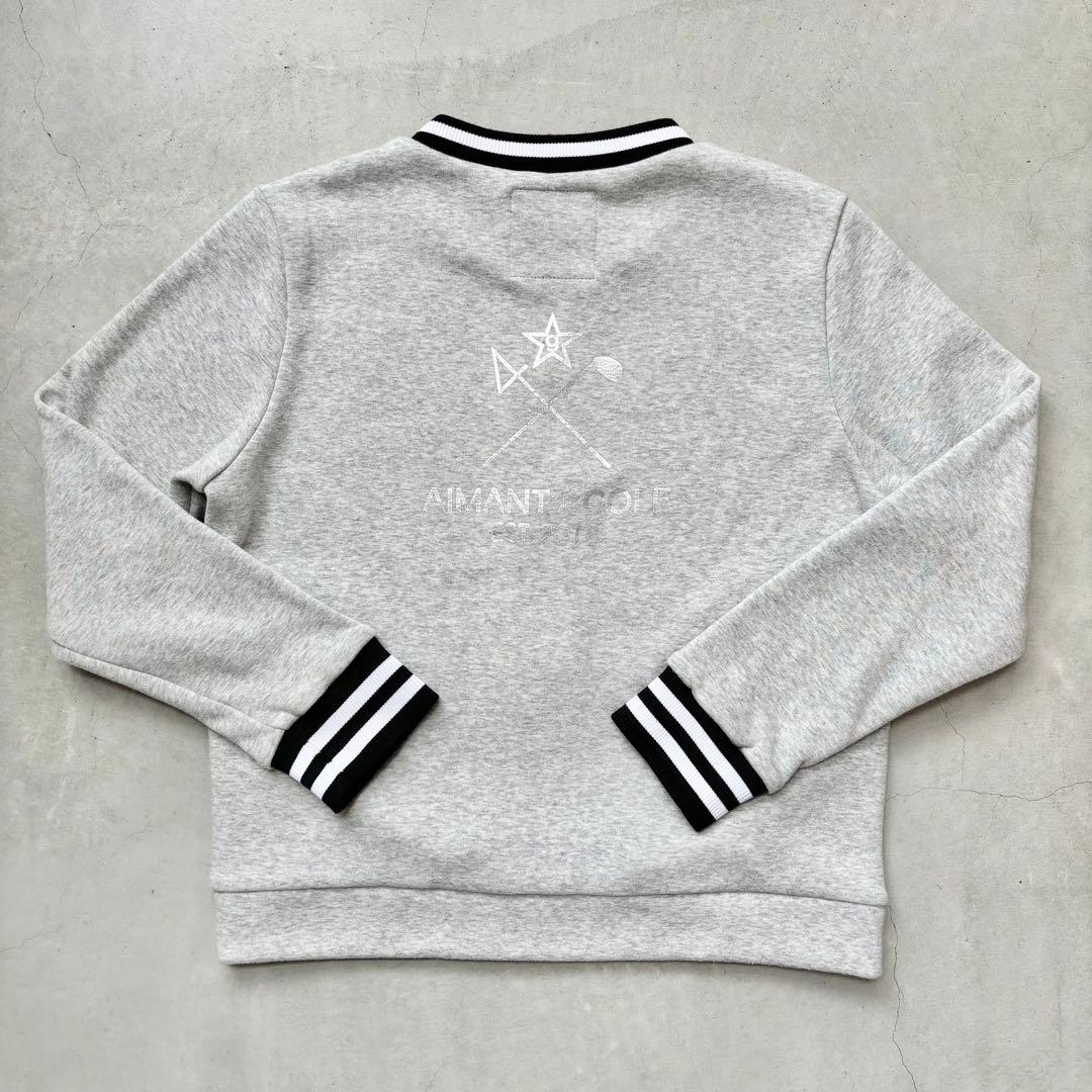 AIMANT GOLF エマンゴルフ 裏起毛 ジップブルゾン スウェット M