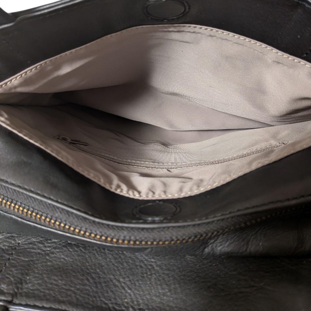 グリーンレーベルリラクシング トートバッグ 本革 黒 大容量 A4 通勤 メンズ