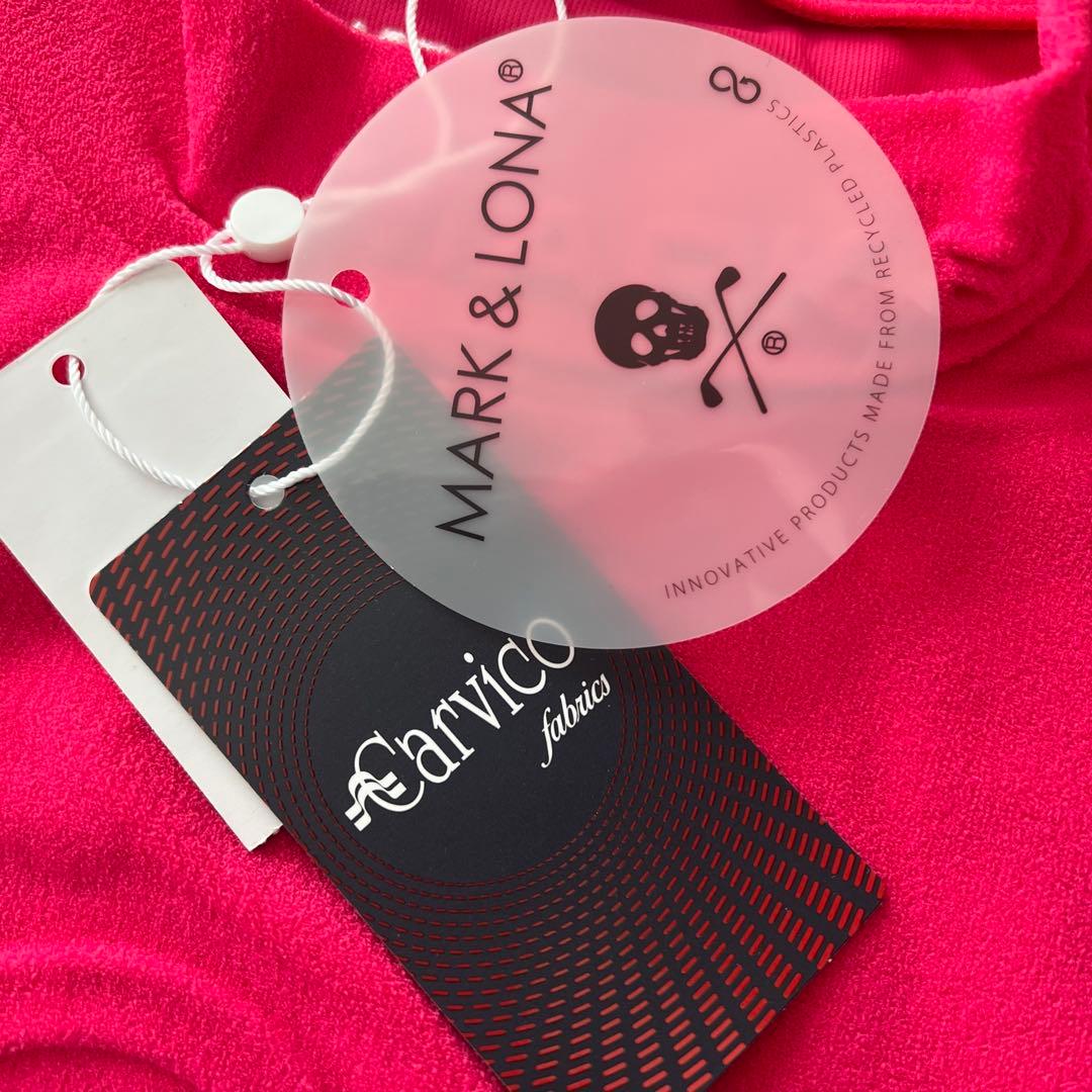 【新品】MARK&LONA マークアンドロナ　現行　モックネック　半袖シャツ