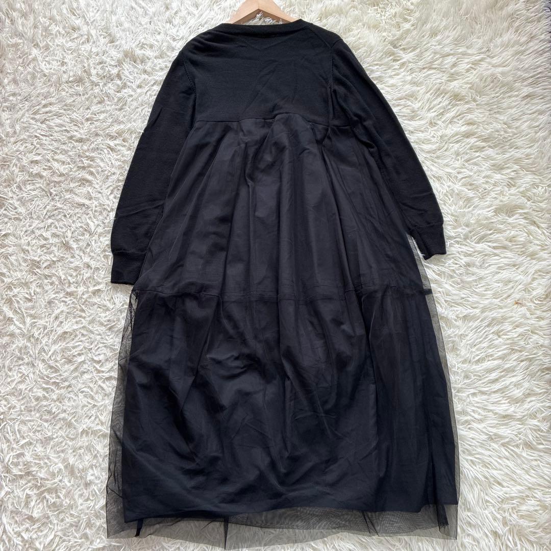 BEARDSLEY ニットチュールマルワンピース