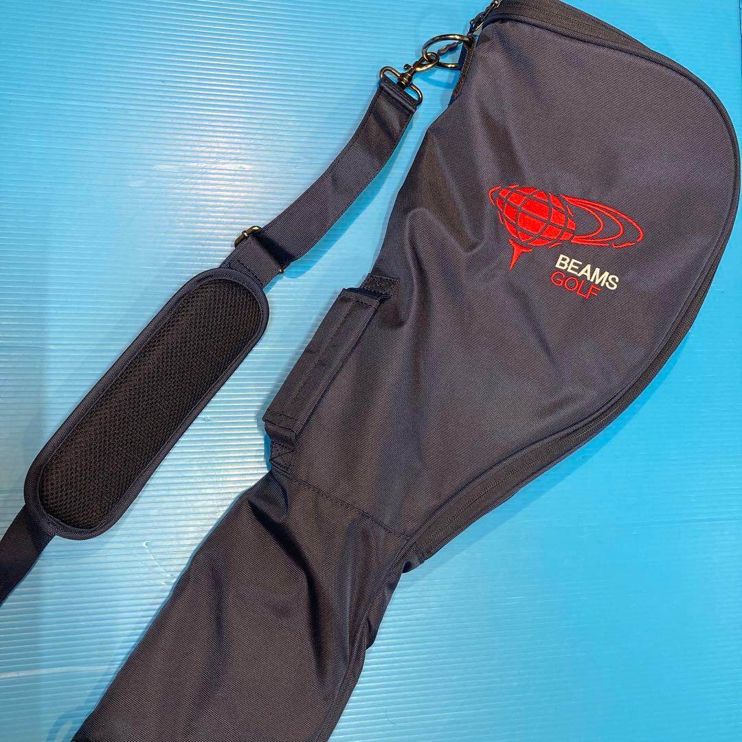 【超美品≒新品】BEAMS GOLF／ビームスゴルフ　クラブケース 色：紺×赤