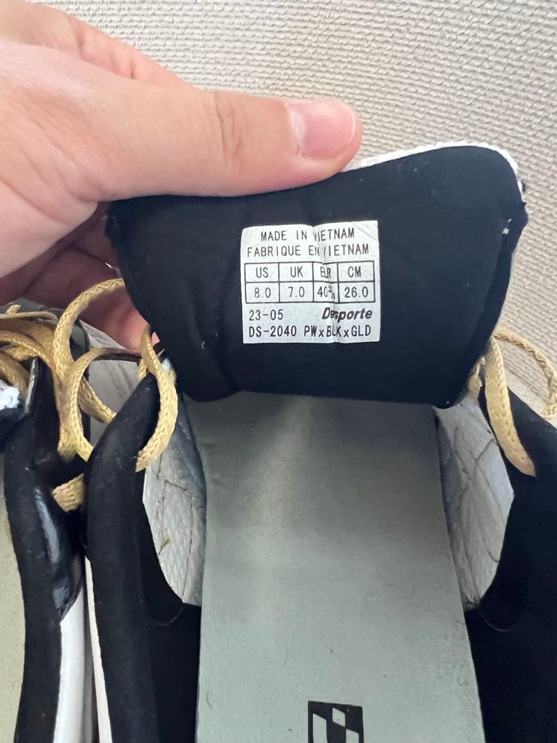 【美品】デスポルチ カンピーナス JTF6 26cm ゼログライドシューレース