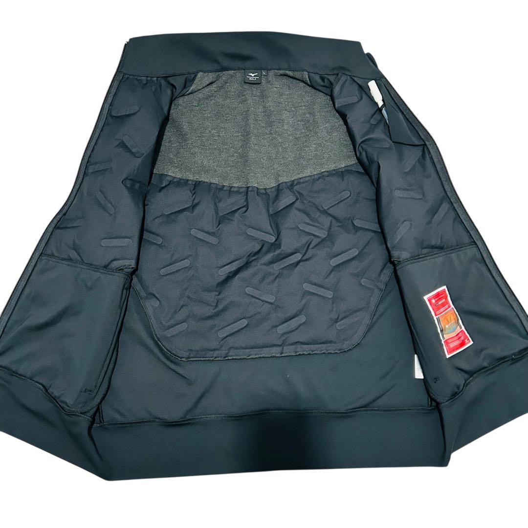 ミズノ ゴルフウェア メンズ ブレスサーモ ポンプエアー フルジップ ベスト