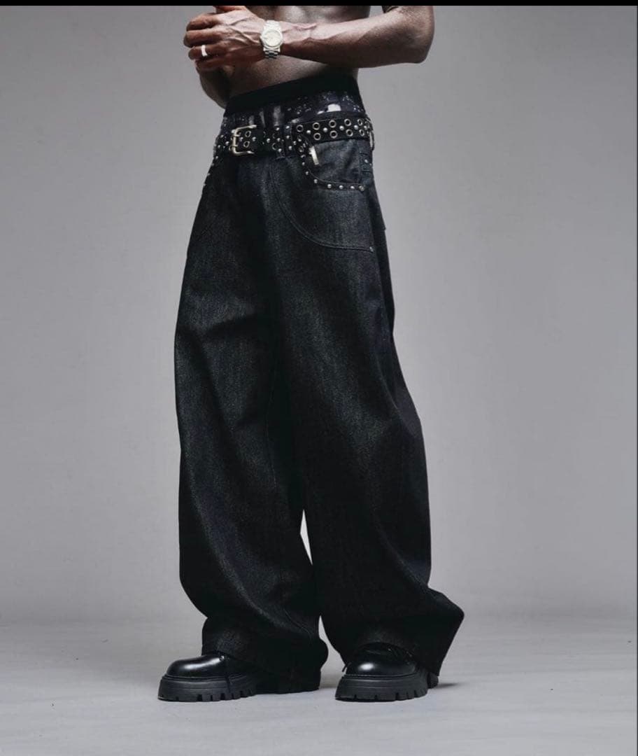 アンダーハンク リジットデニム ANDER HUNK ブラック