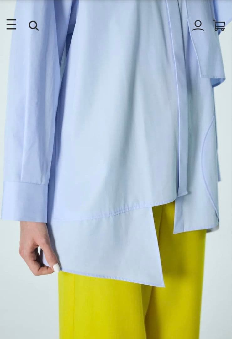 misatomi　完売　エンフォルド　PLATE SHIRT　新品