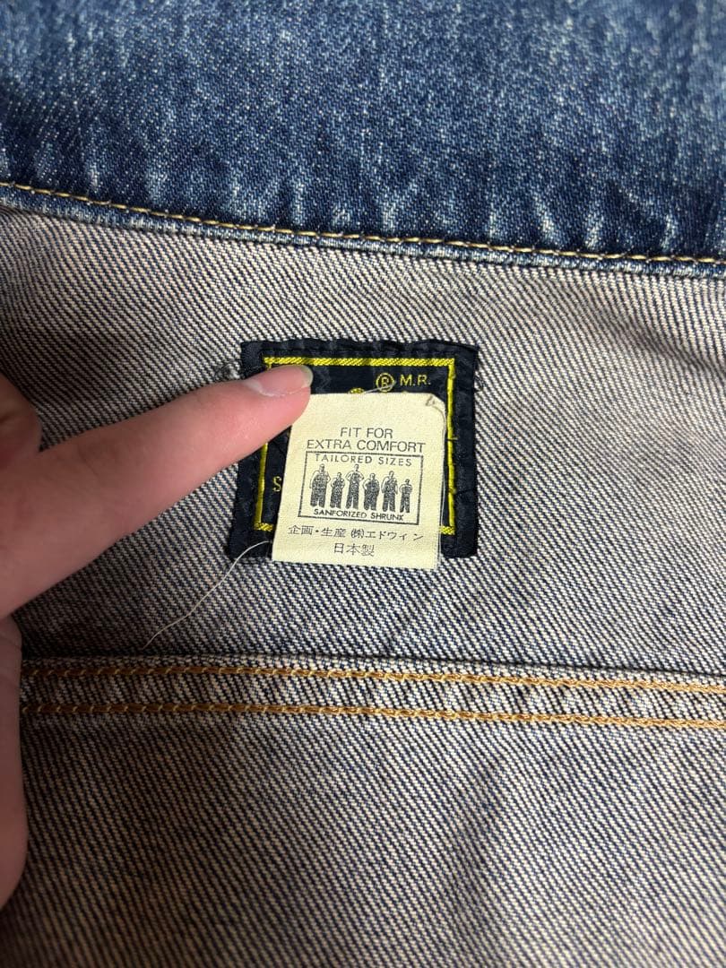 【古着】日本製 復刻モデルLee RIDERS 220 デニムジャケット M