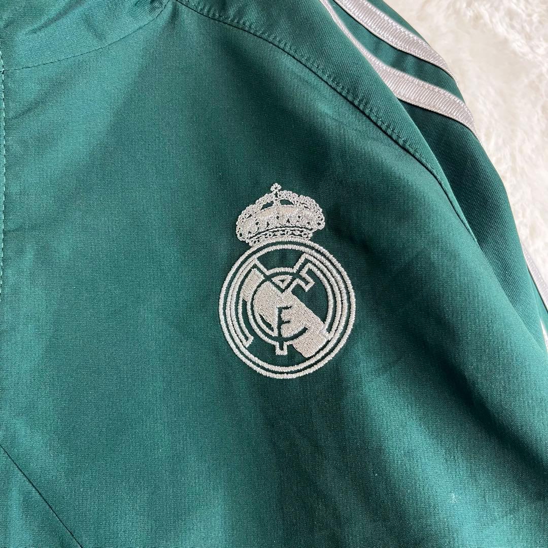 【美品】adidas レアル マドリード トラックジャケット グリーン 160