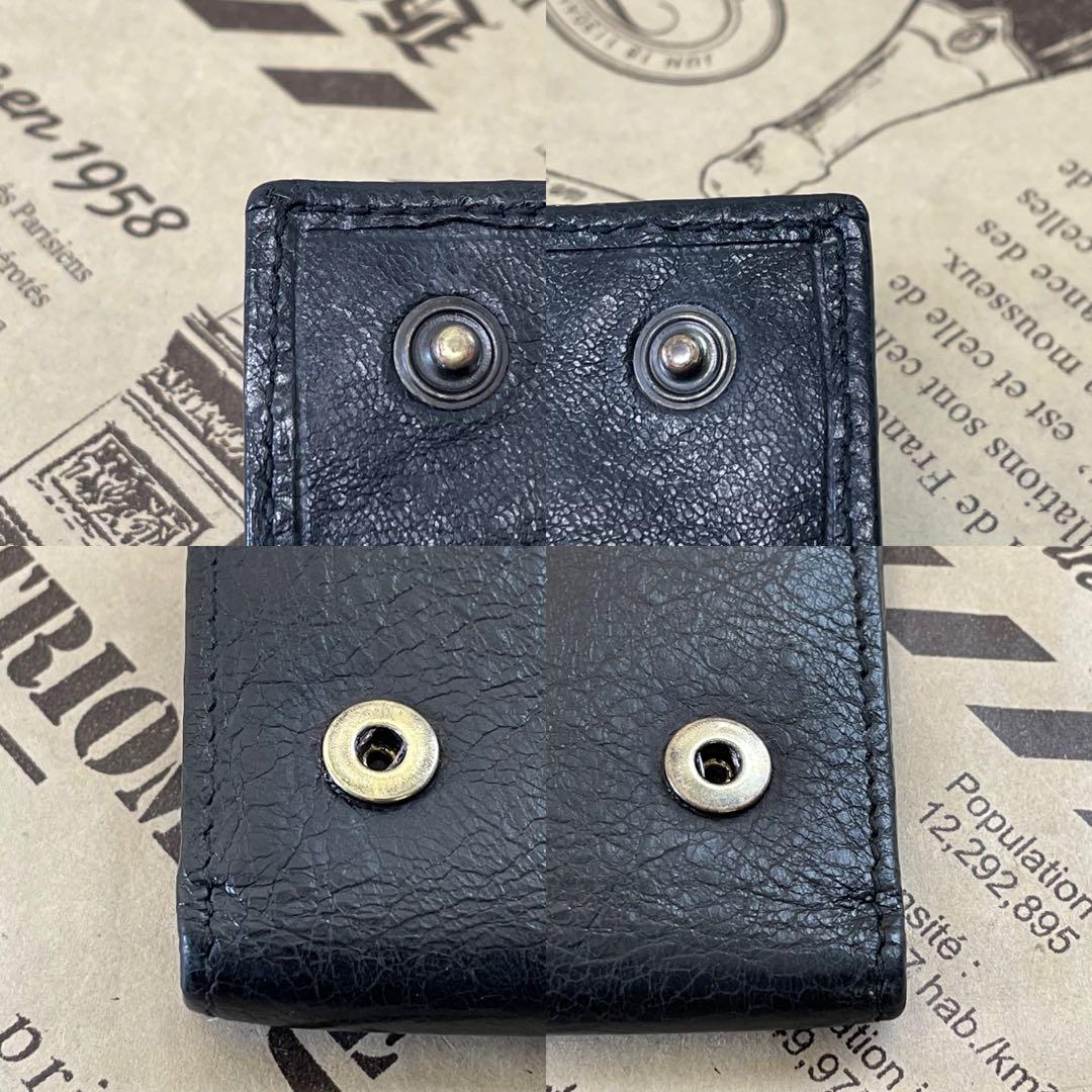 バレンシアガ キーケース ６連 鍵 革 黒 FR201