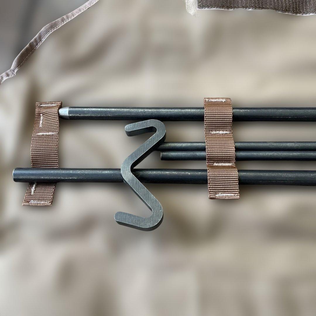 ソマビト SomAbito 焚き火パラレールハンガー　ウインドブロック&ケース