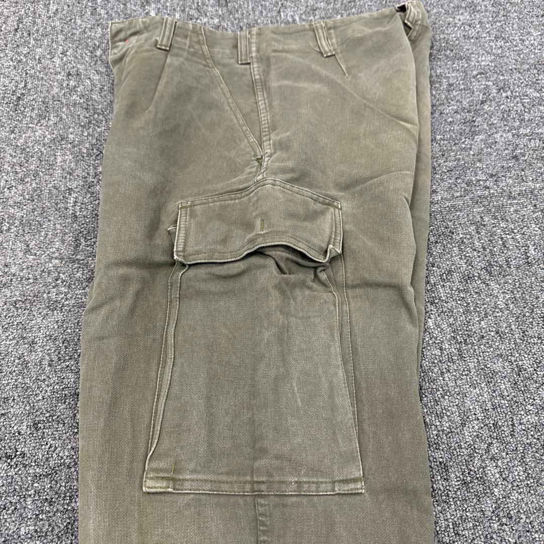 【ドイツ軍】実物 ジャーマンモールスキン カーゴパンツ Gr.1 オリーブ