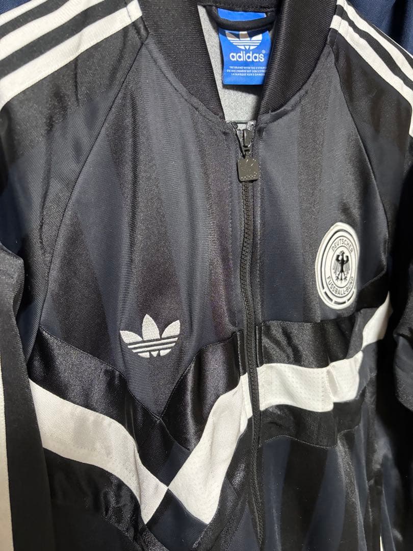 adidas 1992 vintage ドイツ代表ジャージ ブラック 2XL