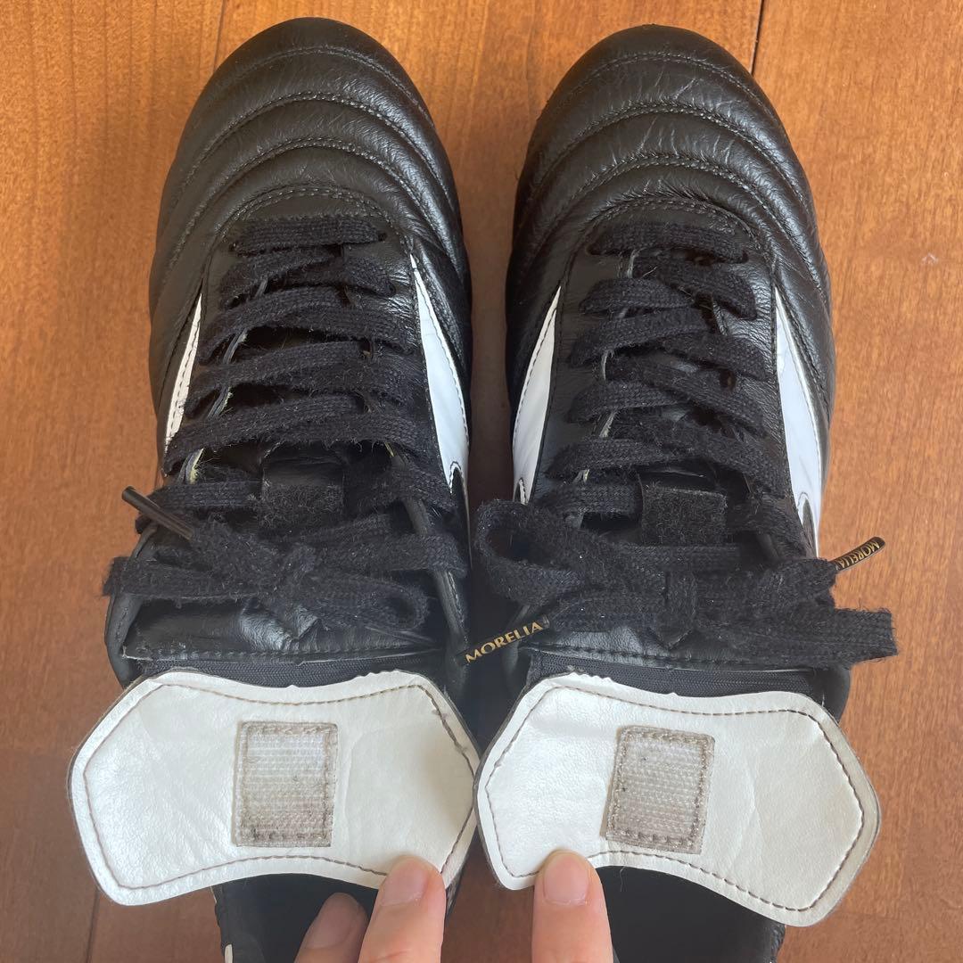 モレリア2JAPAN　ブラック　ロングタン　黒　23.センチ　美品　袋つき