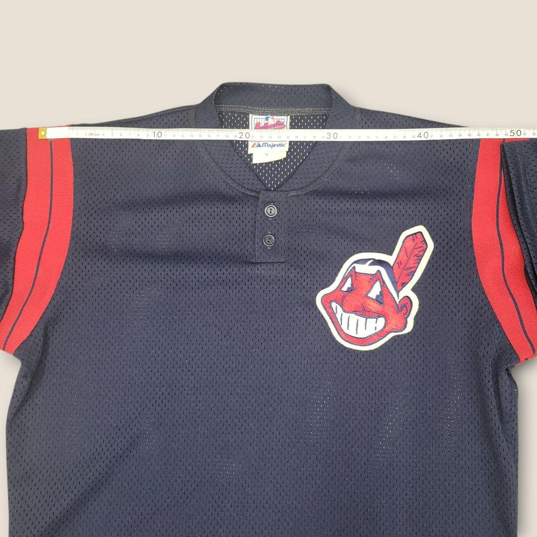 【MADE in USA】 インディアンズ ユニホーム メッシュ Msize