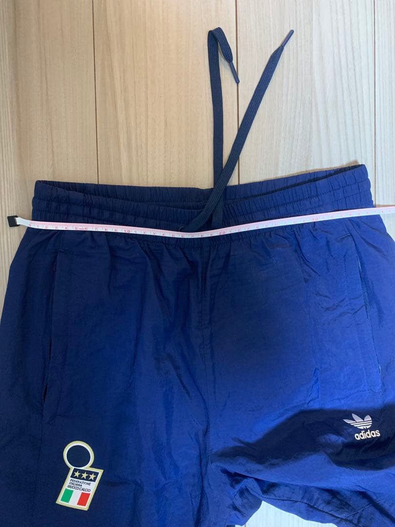 【寸法写真追加】adidas イタリアサッカー ジャージパンツ ネイビー　復刻