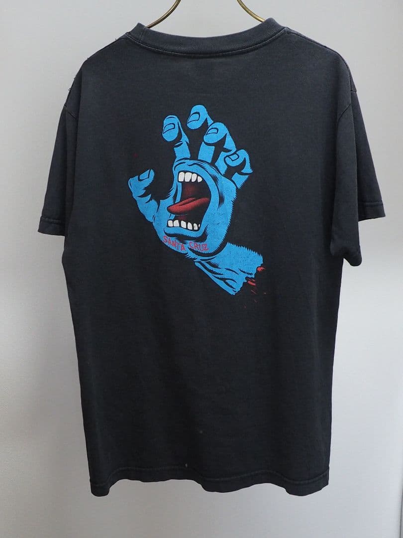 90's santacruz サンタ ブラック フェード 西海岸系 横乗りT