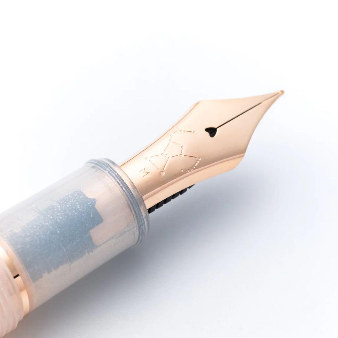 【新品·未使用】万年筆　八文字屋オリジナル　初雪　字幅F