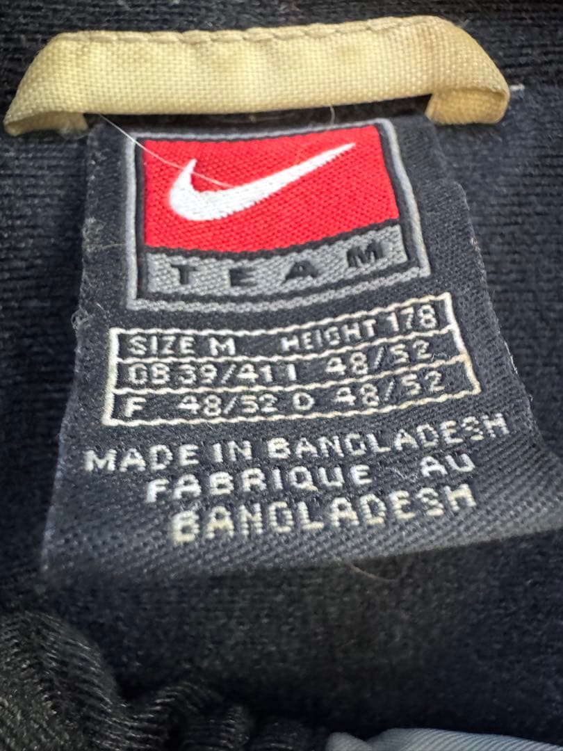 希少　90s NIKE ナイキ　インテル　ゴールドベンチコート　ダウンジャケット