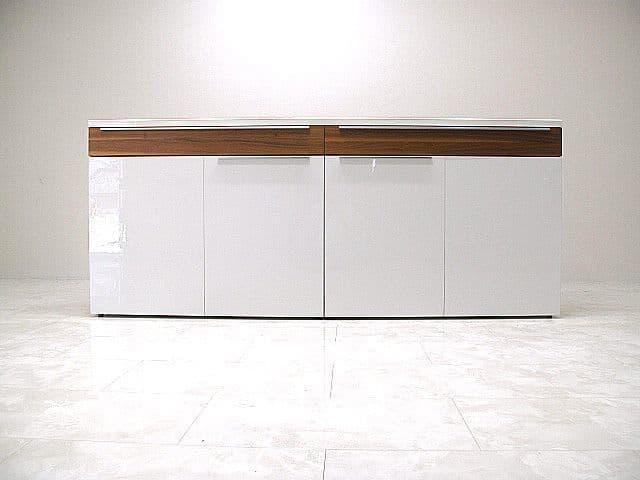 【展示品】ヒュルスタ サイドボード EverGlossホワイト リビングボード