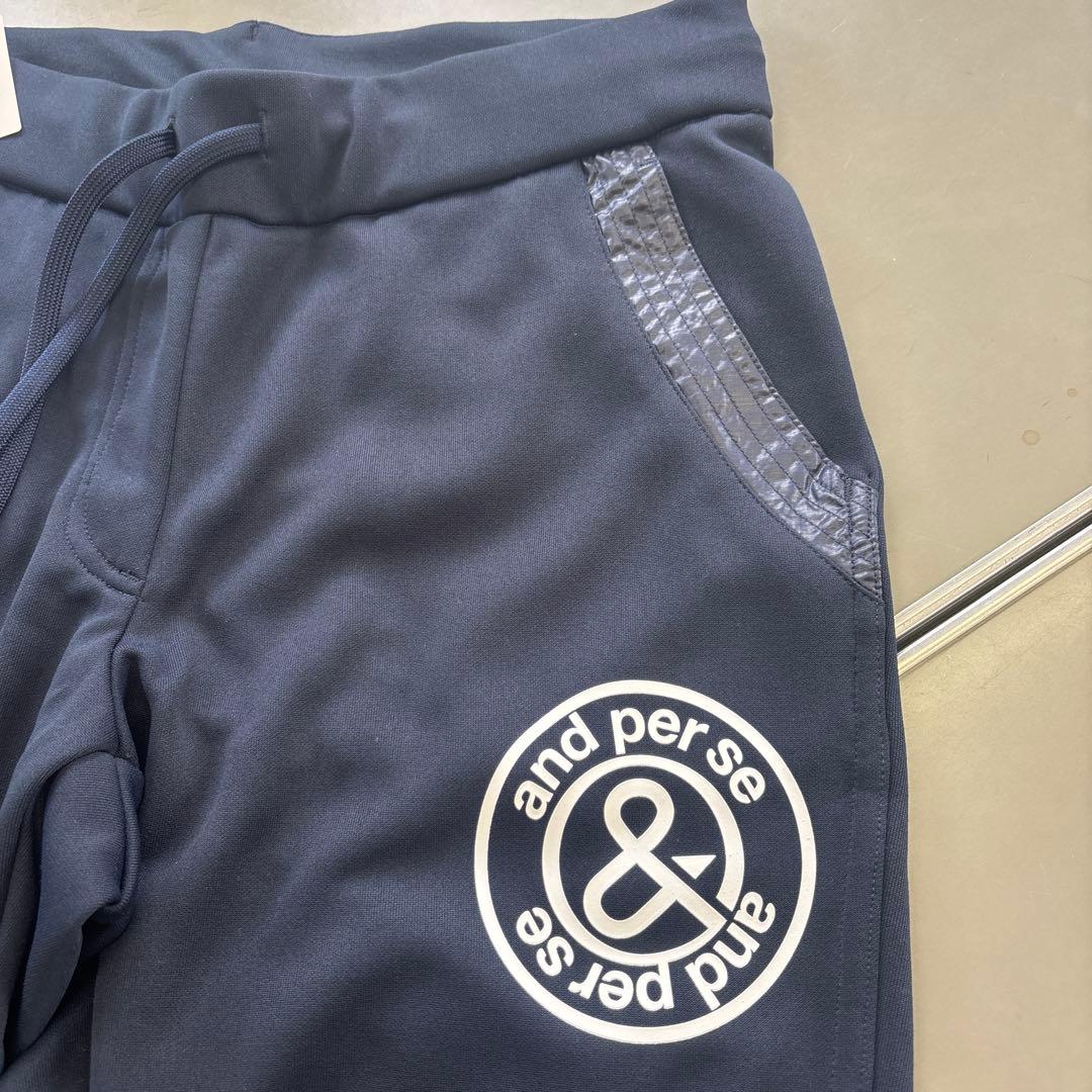 【新品タグ付】AND PER SE アンパスィ ジョガーパンツ Mゴルフパンツ