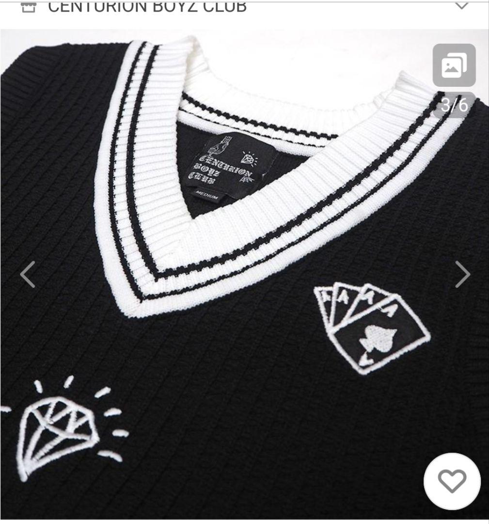 美品センチュリオン ボーイズ クラブ　KNIT VEST / ニットベスト