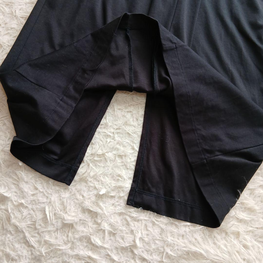 【Curensology】フロントスリットワンピース　ネイビー