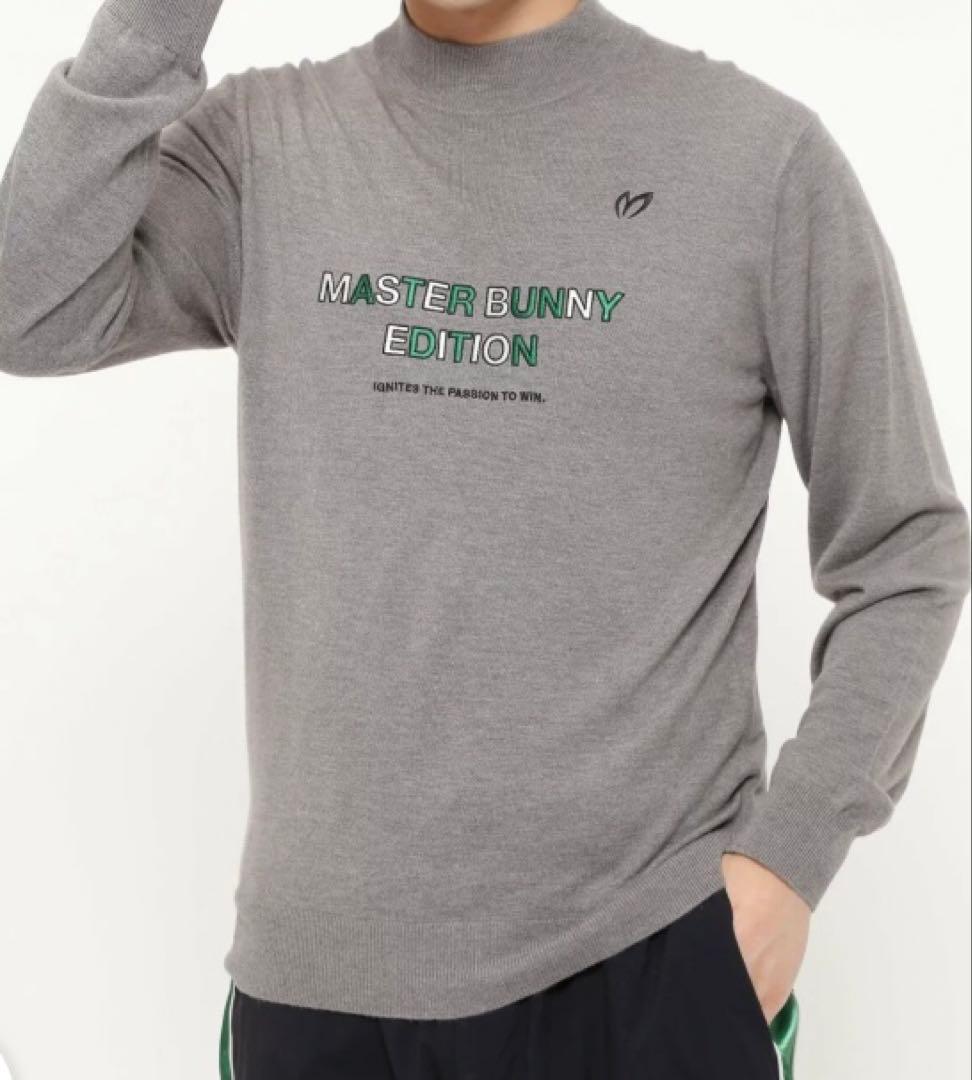 新品 パーリーゲイツ マスターバニー カシミヤ混 タートルネックニット(4)M