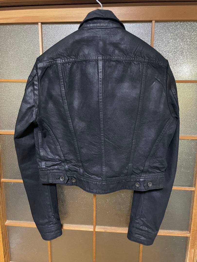 julius 2026SS 12onz コーティング デニムジャケット 短丈