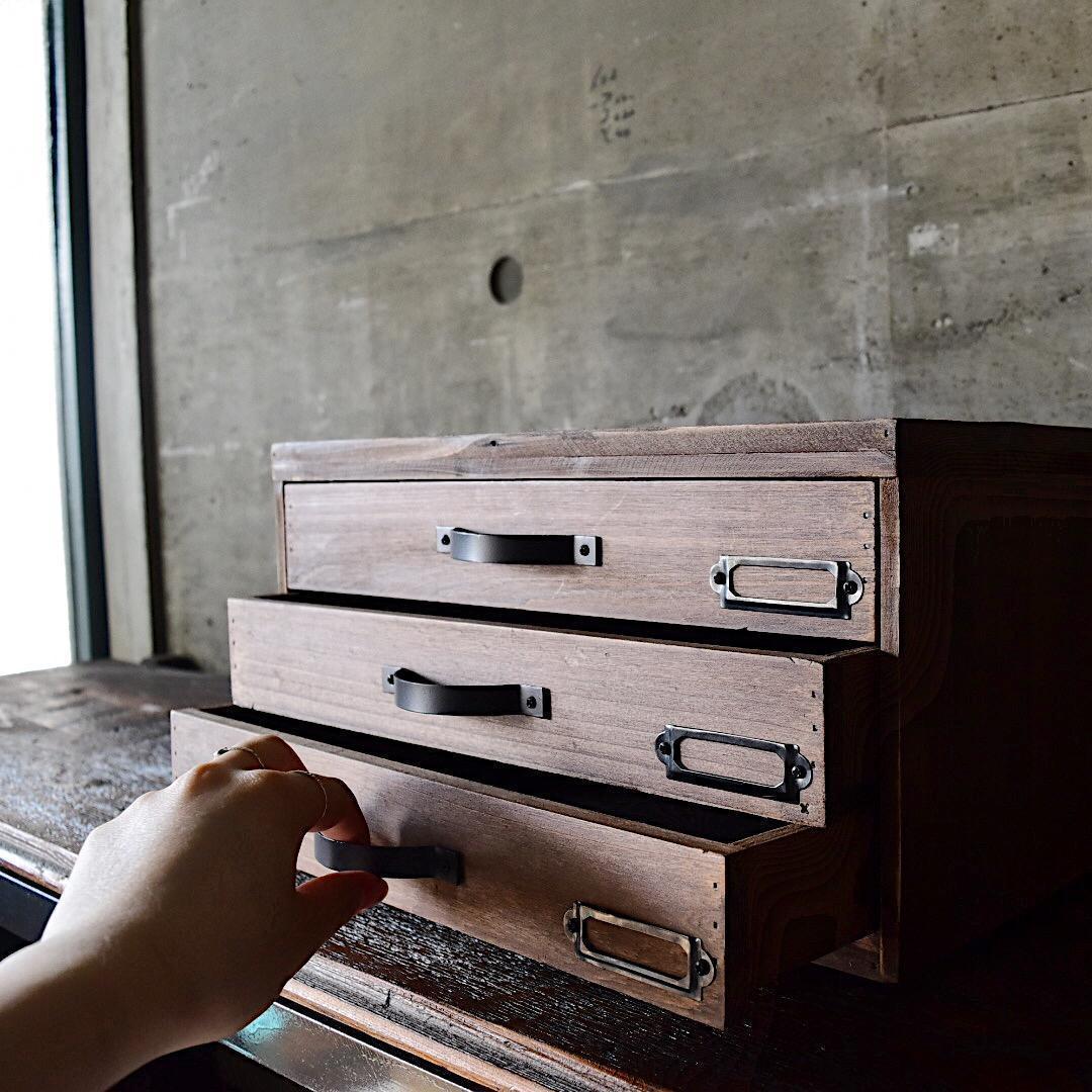 木製 小物収納 小物入れ 引き出し 収納棚 チェスト アンティーク レトロ調