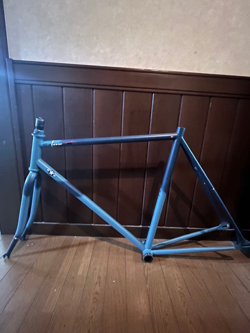 アメリカ海軍風塗装　ピストバイクフレーム