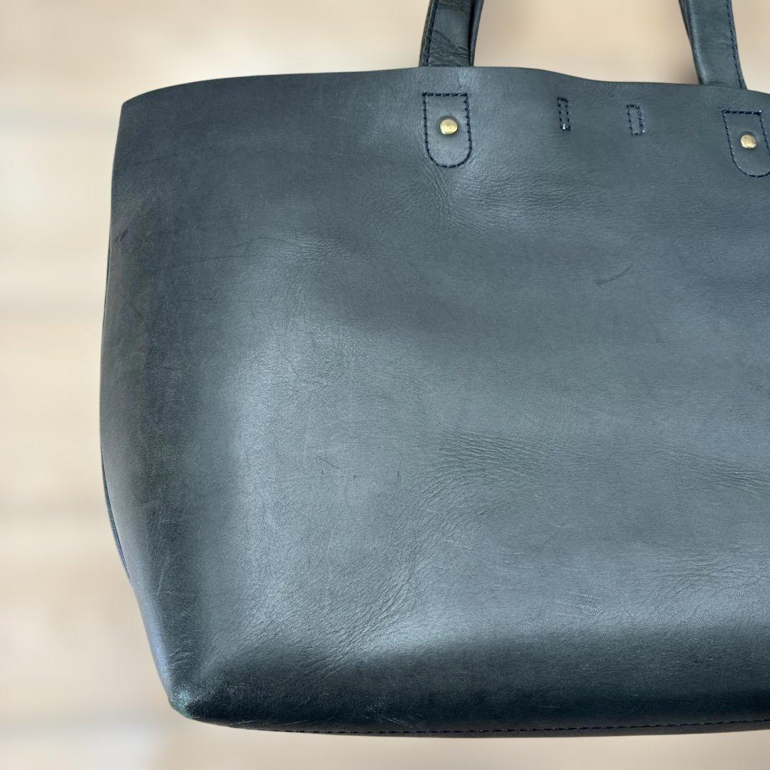 SLOW×Lui's コラボ 本革 レザートートバッグ