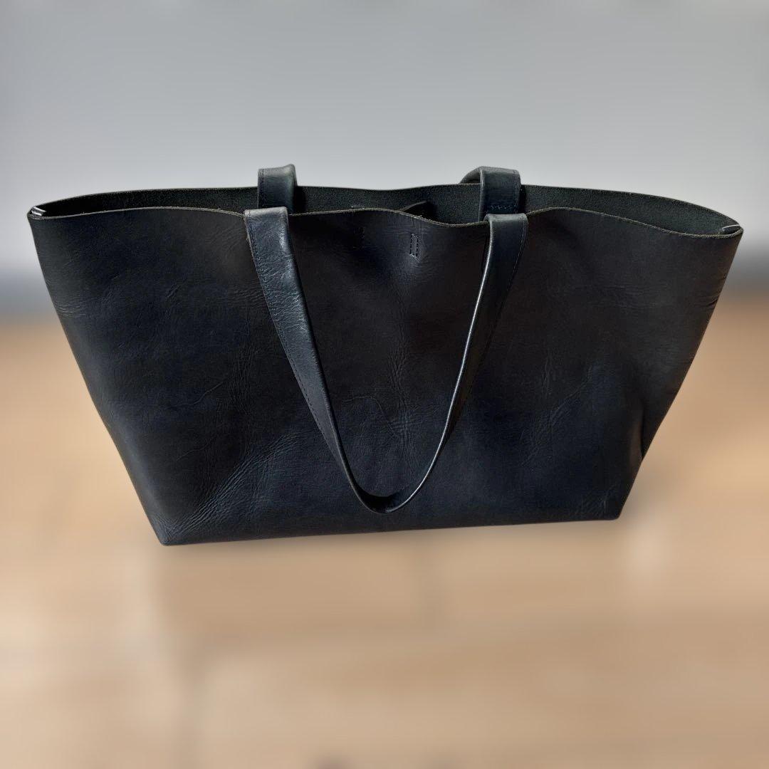 SLOW×Lui's コラボ 本革 レザートートバッグ