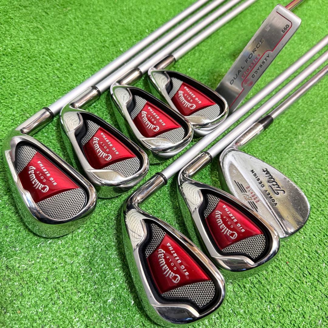 ゴルフセット　豪華　キャロウェイ　ビッグバーサ　完全ラウンド仕様　飛距離抜群
