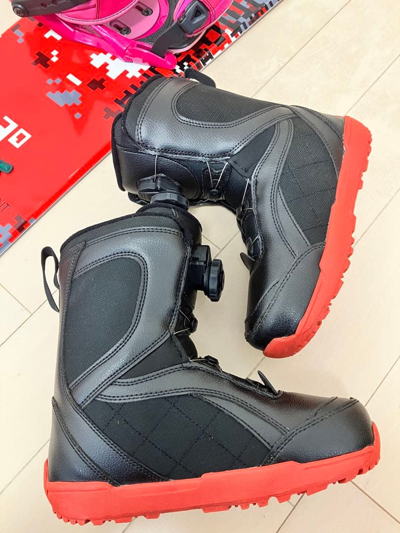 スノーボード 3点セット！子供用キッズジュニア ブーツ24.0 大阪手渡可