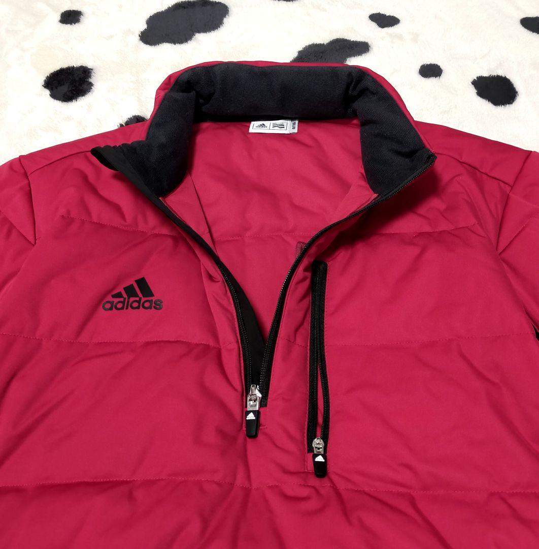 ⛳アディダス/adidas⛳ダウン/ベスト⭐半袖⭐ゴルフ⭐メンズ⭐O/LL⭐赤
