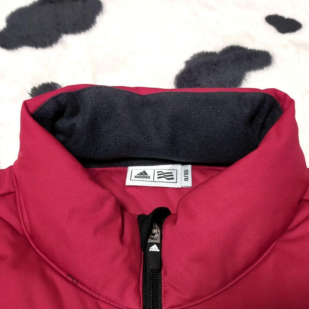 ⛳アディダス/adidas⛳ダウン/ベスト⭐半袖⭐ゴルフ⭐メンズ⭐O/LL⭐赤
