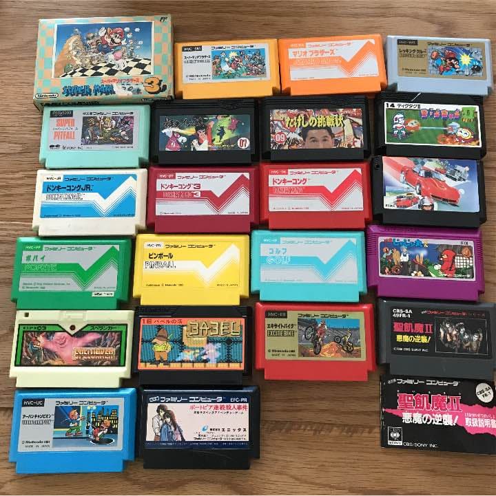 ファミコン カセット ソフト 22本